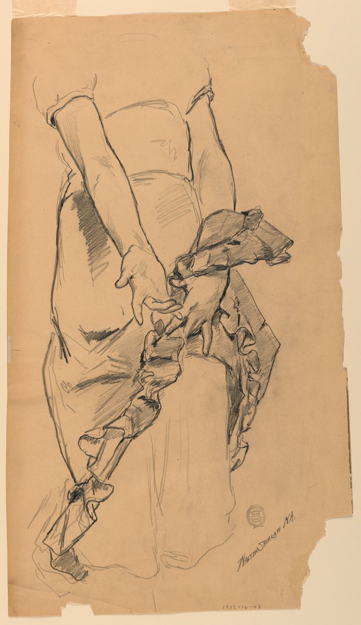 Studie einer Frau von Walter Shirlaw