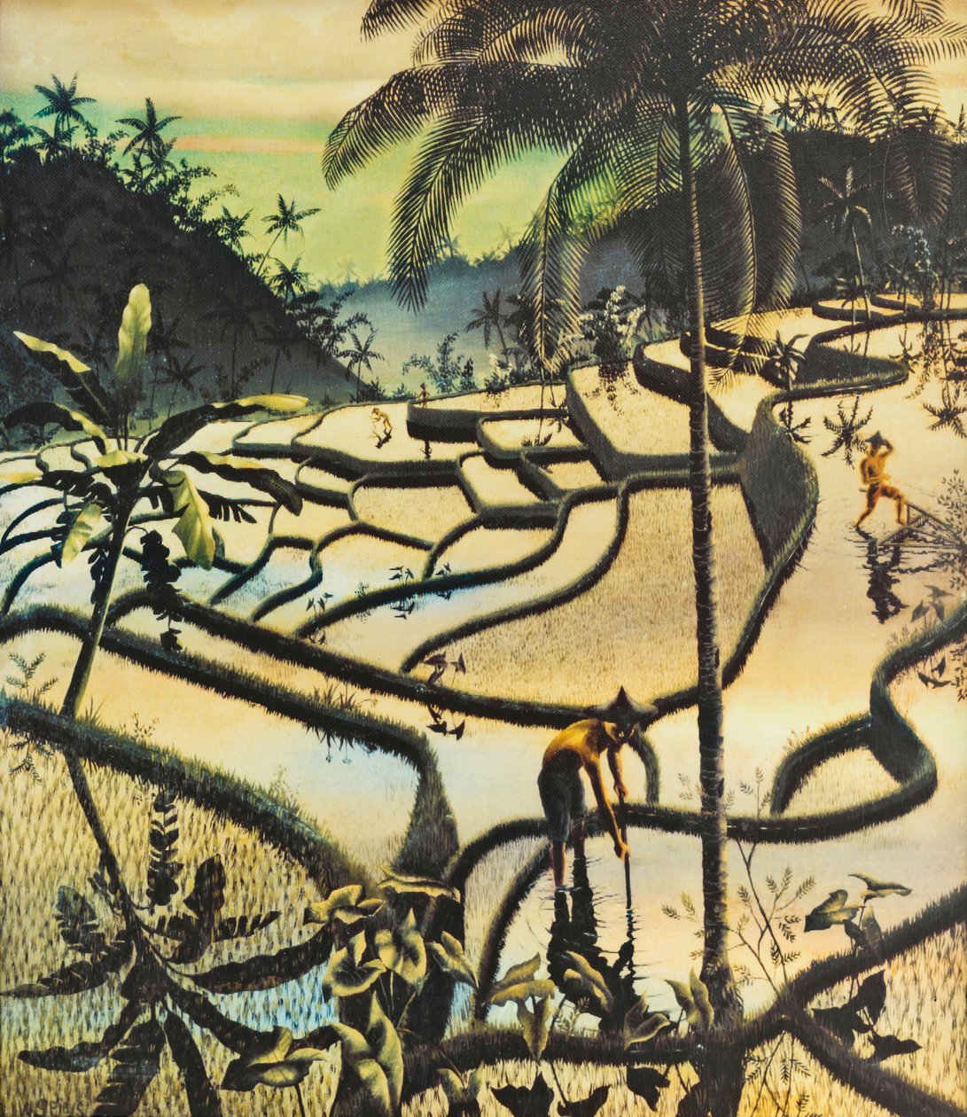 Preanger Landschaft von Walter Spies