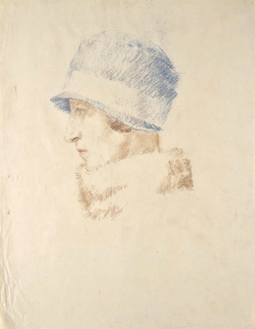 Dame mit Hut von Walther Gamerith