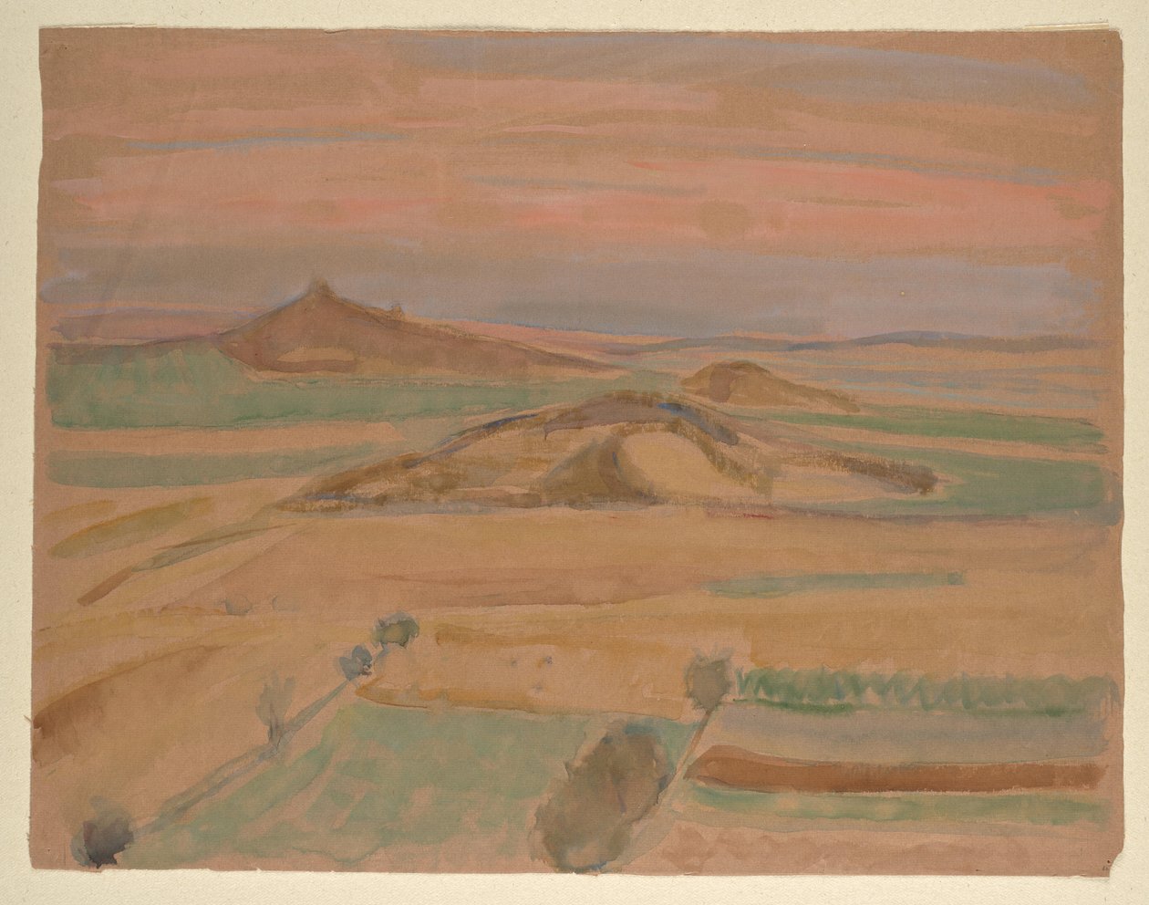 Hügelige Landschaft von Walther Gamerith