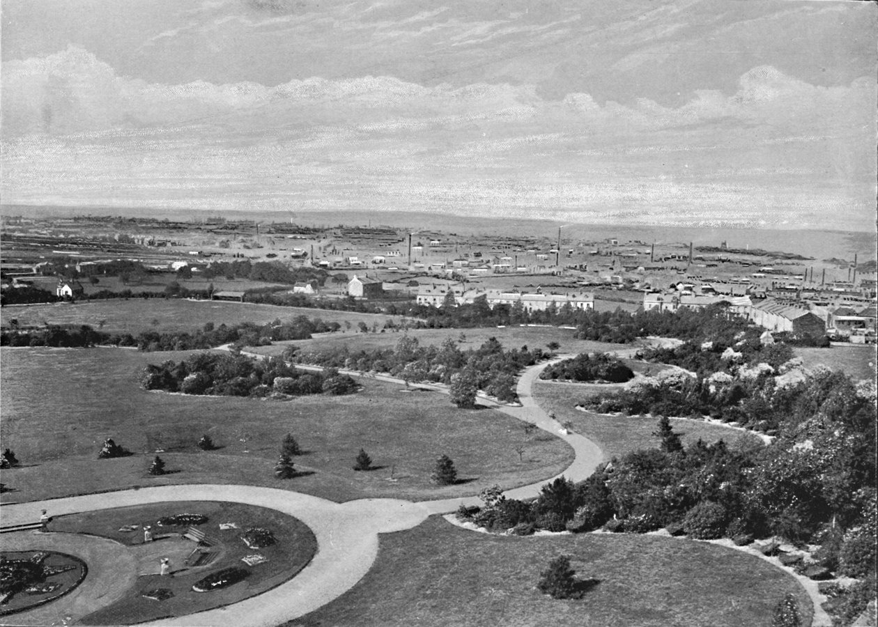 Barnsley Park und Stadt, um 1896 von Warner Gothard
