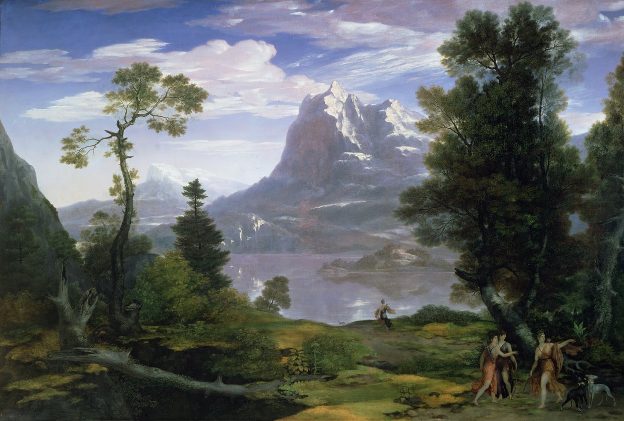 Diana auf der Jagd, 1805 von Washington Allston