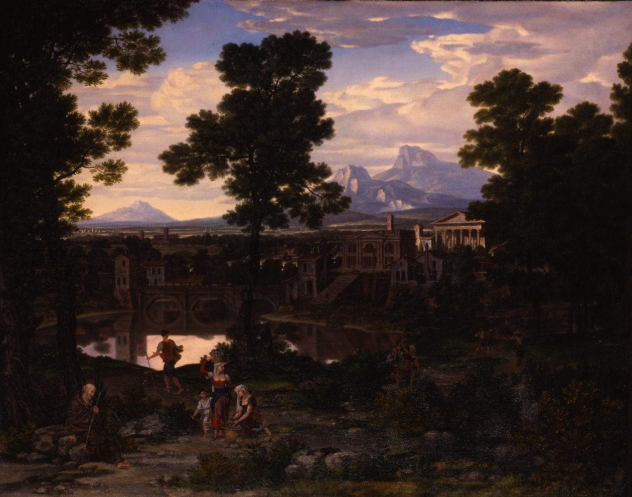 Italienische Landschaft, ca. 1805 von Washington Allston