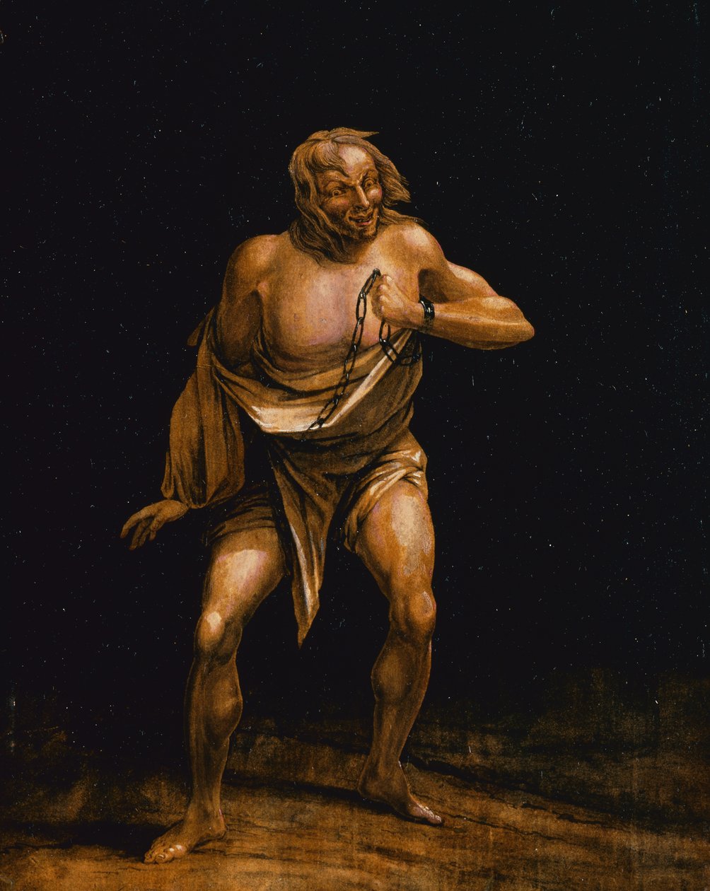 Tragische Figur in Ketten, 1800 von Washington Allston