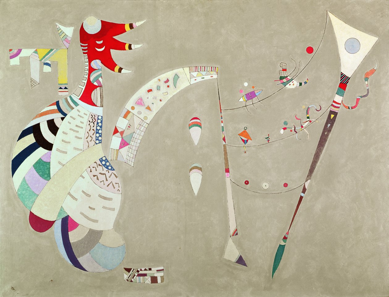 Ausgeglichen, 1942 von Wassily Kandinsky