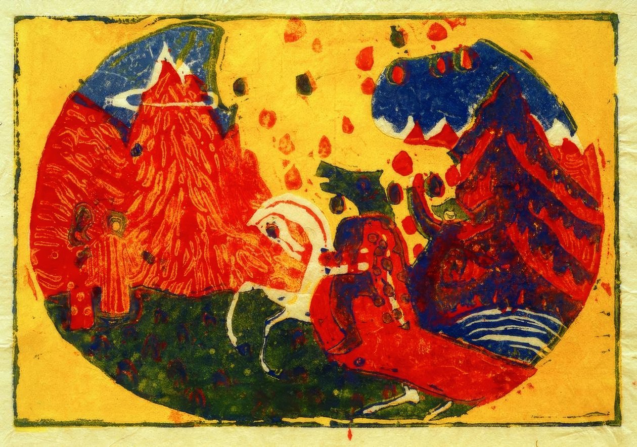 Berge von Wassily Kandinsky