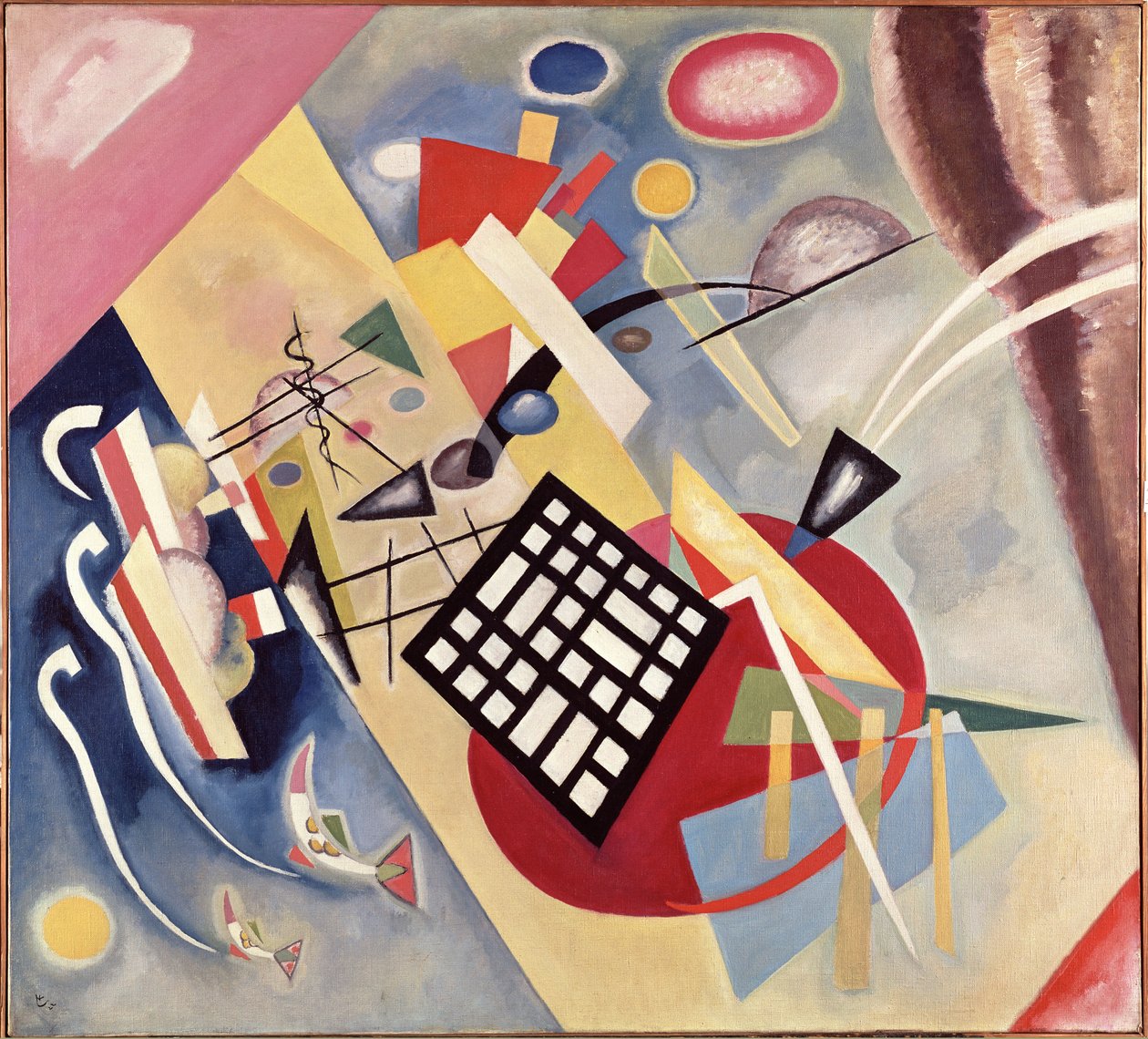 Schwarzer Rahmen, 1922 von Wassily Kandinsky