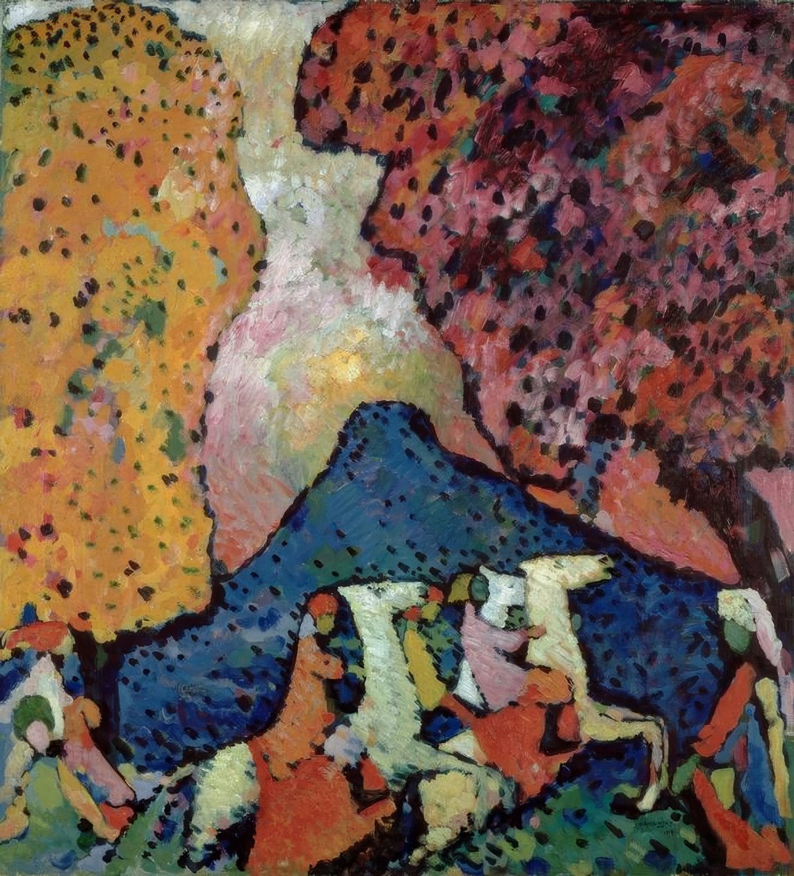 Blauer Berg von Wassily Kandinsky