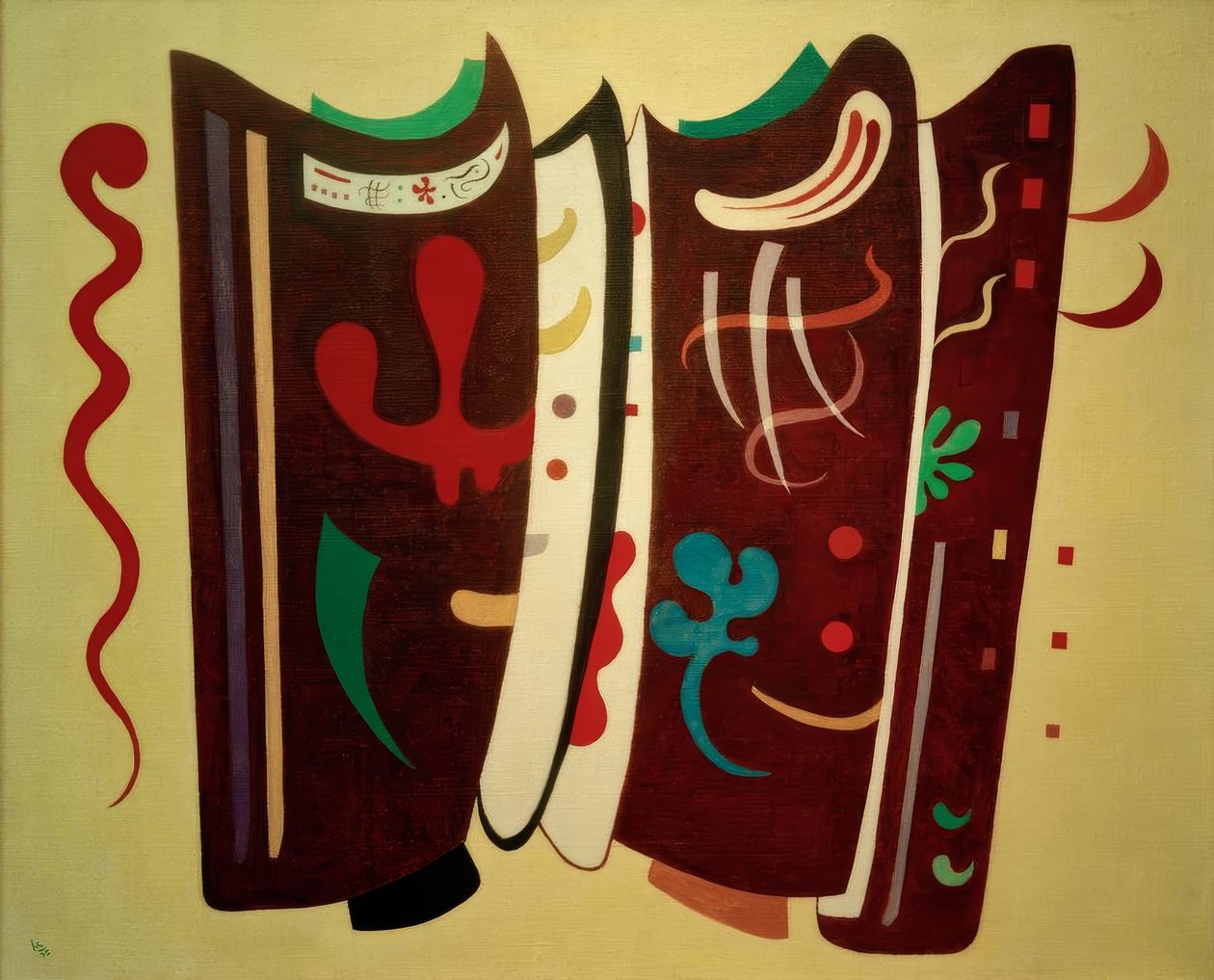 Brun supplementé von Wassily Kandinsky