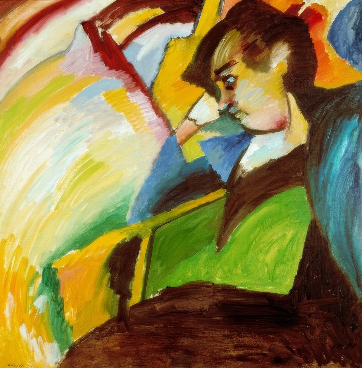 Dame von Wassily Kandinsky