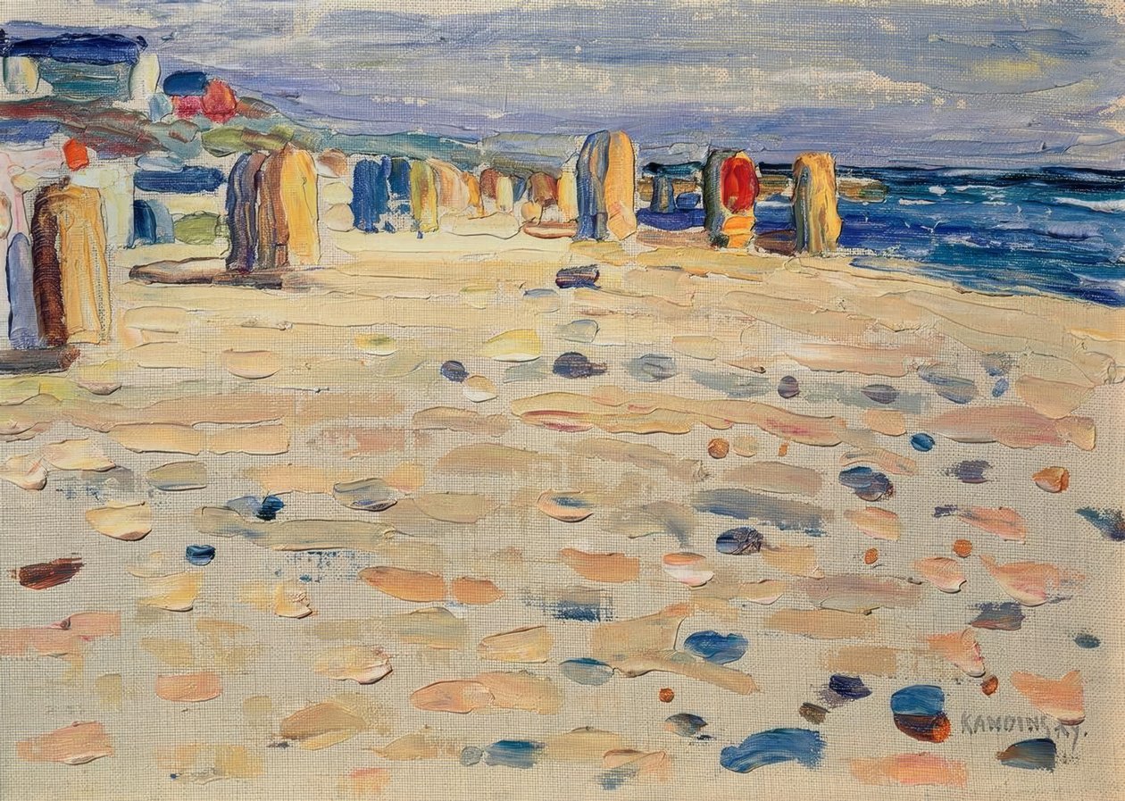 Holland – Strandkörbe von Wassily Kandinsky