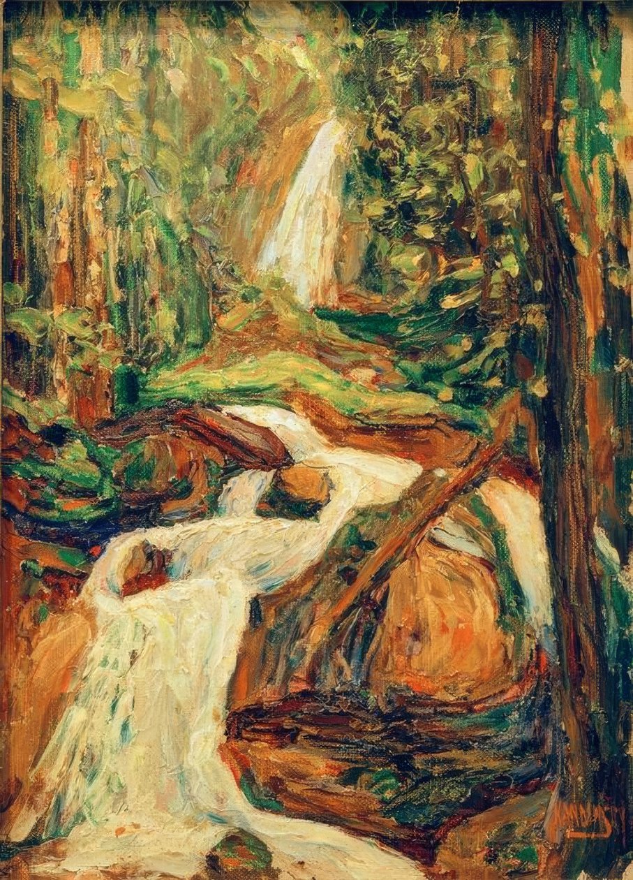 Kochel – Wasserfall I von Wassily Kandinsky