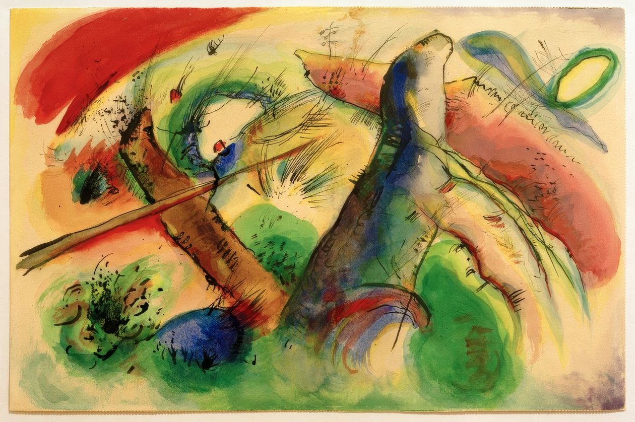 Komposition E von Wassily Kandinsky