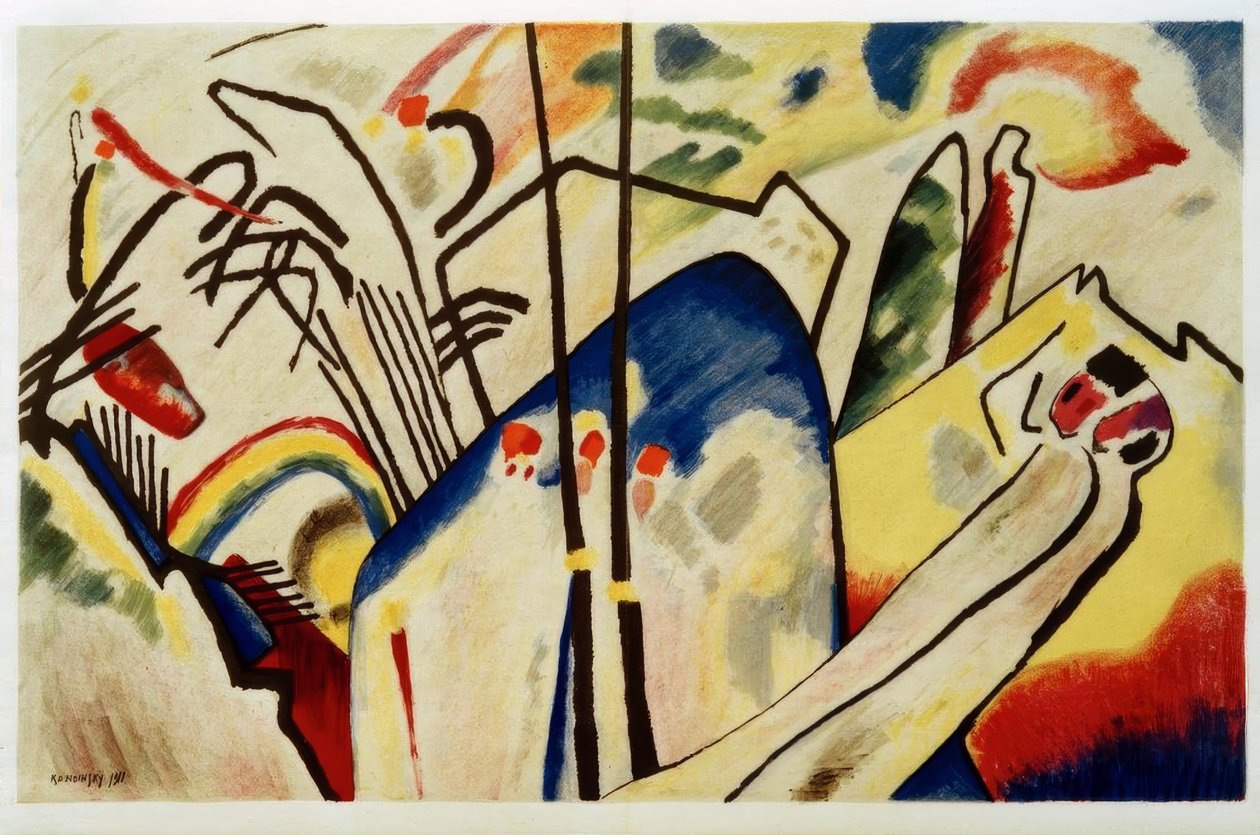 Komposition IV von Wassily Kandinsky
