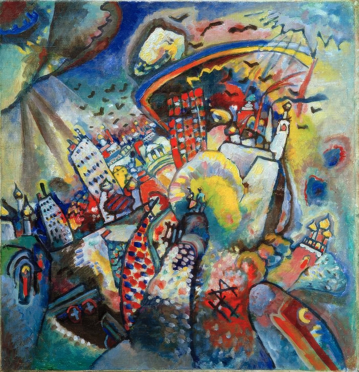 Moskau I von Wassily Kandinsky