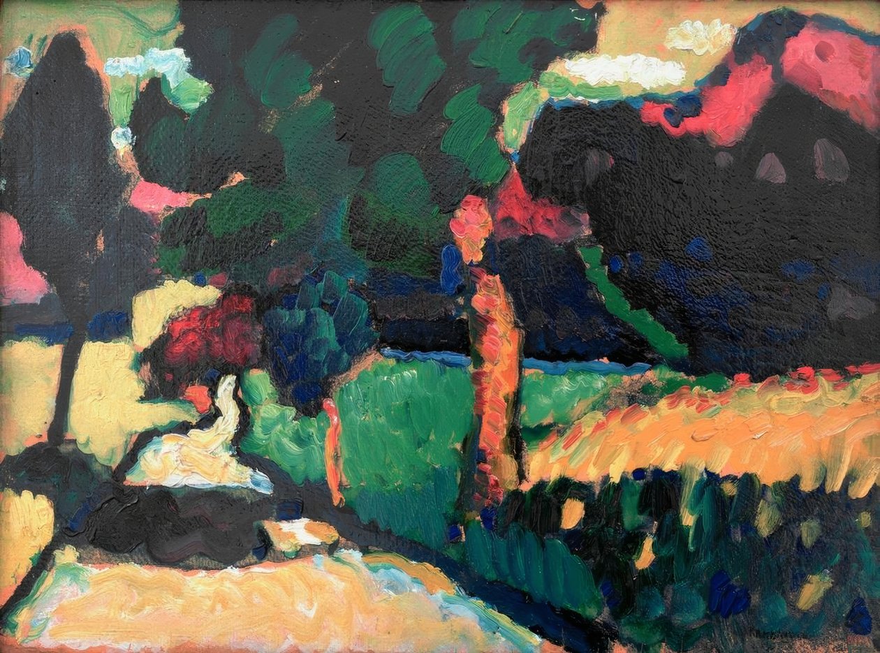 Sommerlandschaft von Wassily Kandinsky