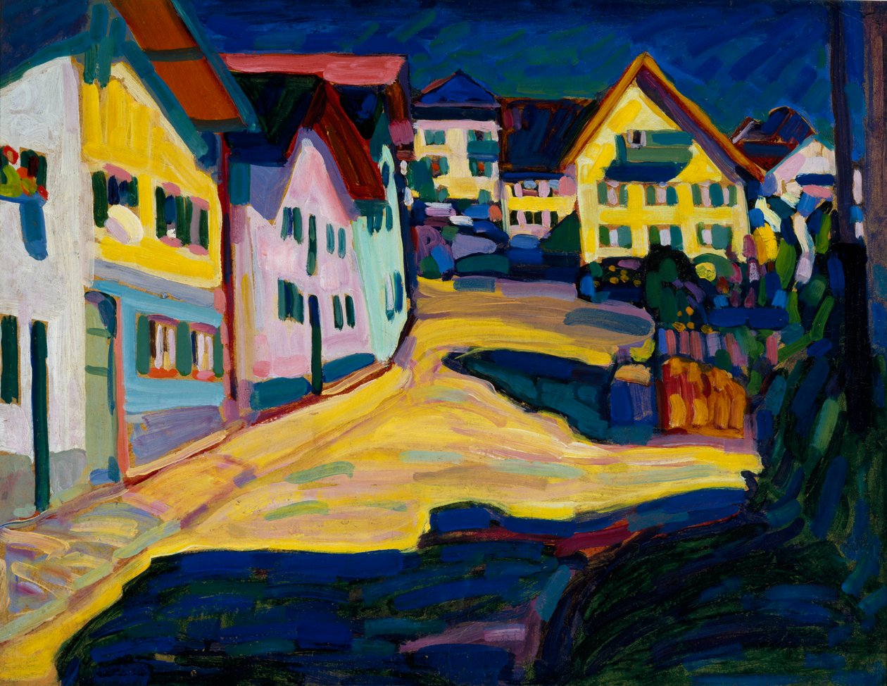 Murnau, Burggrabenstraße von Wassily Kandinsky