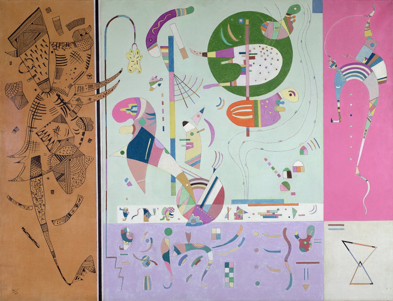 Verschiedene Partien, 1940 von Wassily Kandinsky