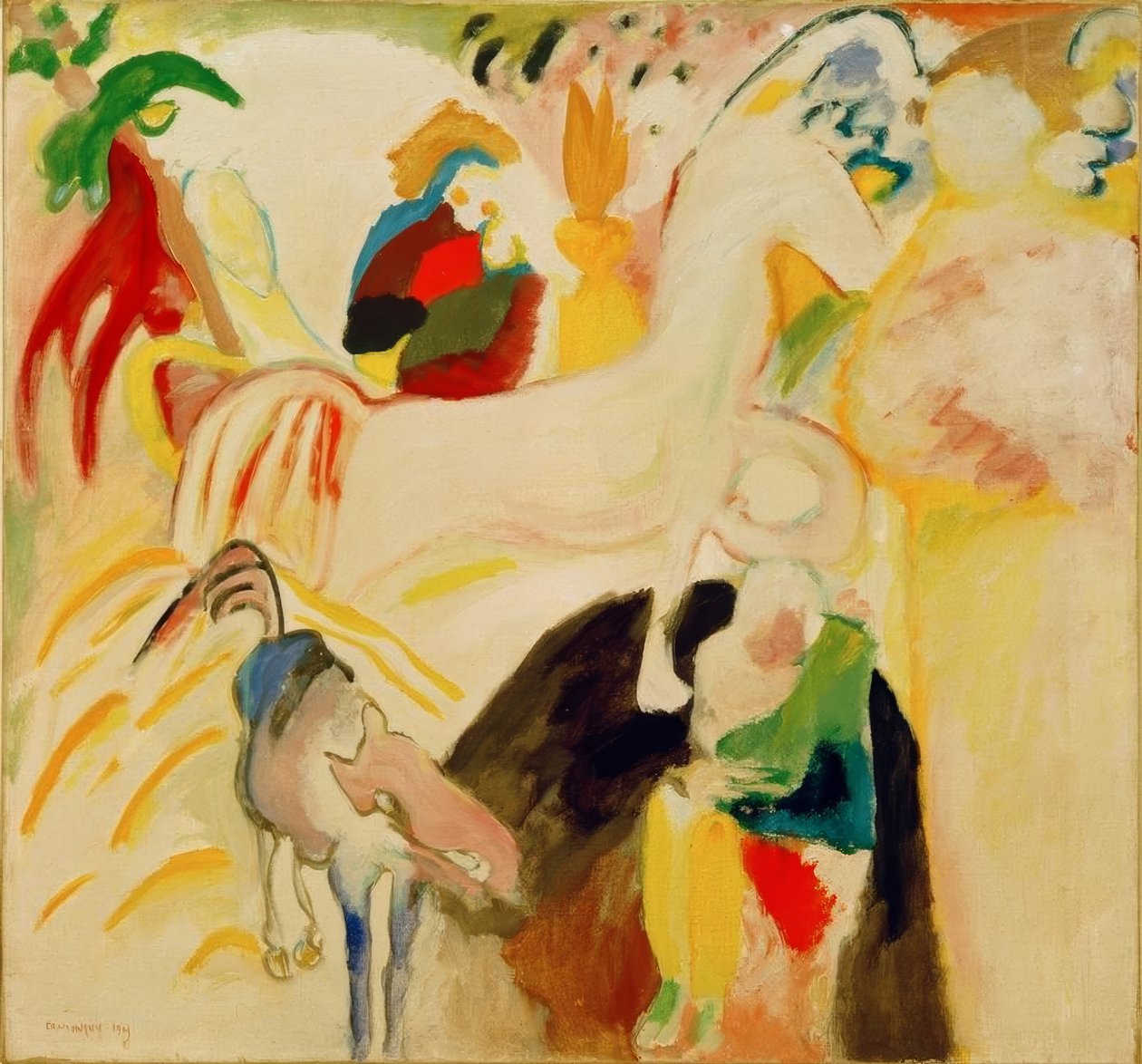 Pferde von Wassily Kandinsky
