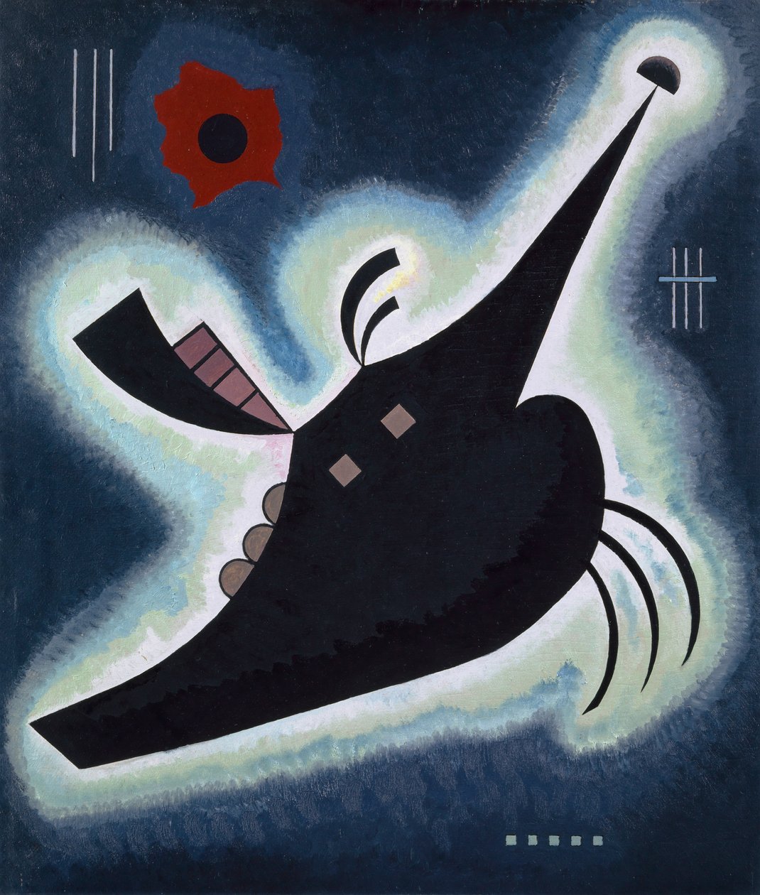 Pointed Black, 1931 von Wassily Kandinsky