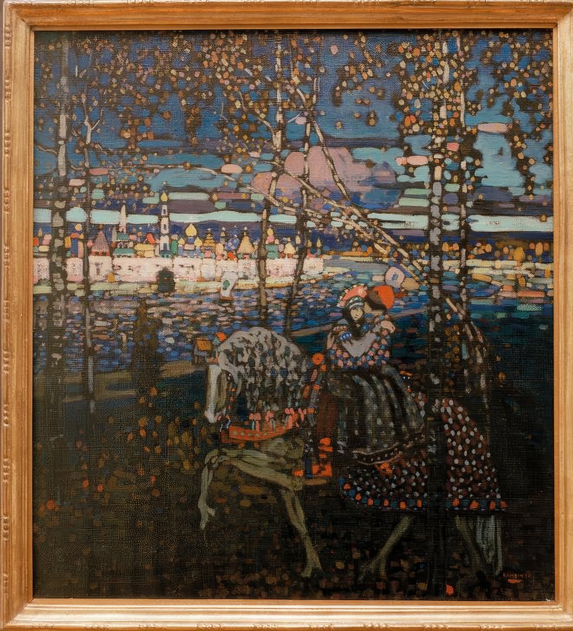 Reitendes Paar von Wassily Kandinsky