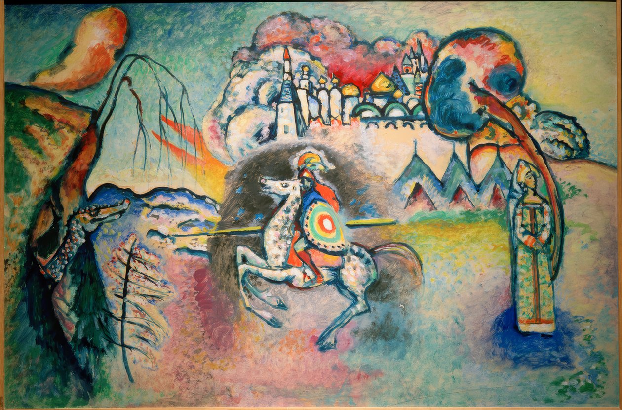Reiter, St. Georg von Wassily Kandinsky