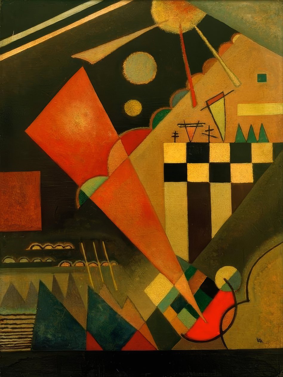Scharfruhiges Rosa von Wassily Kandinsky