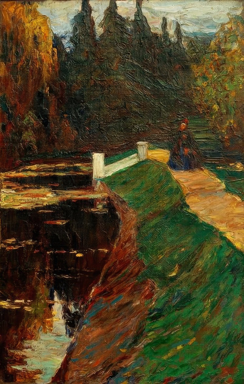 Schleuse von Wassily Kandinsky