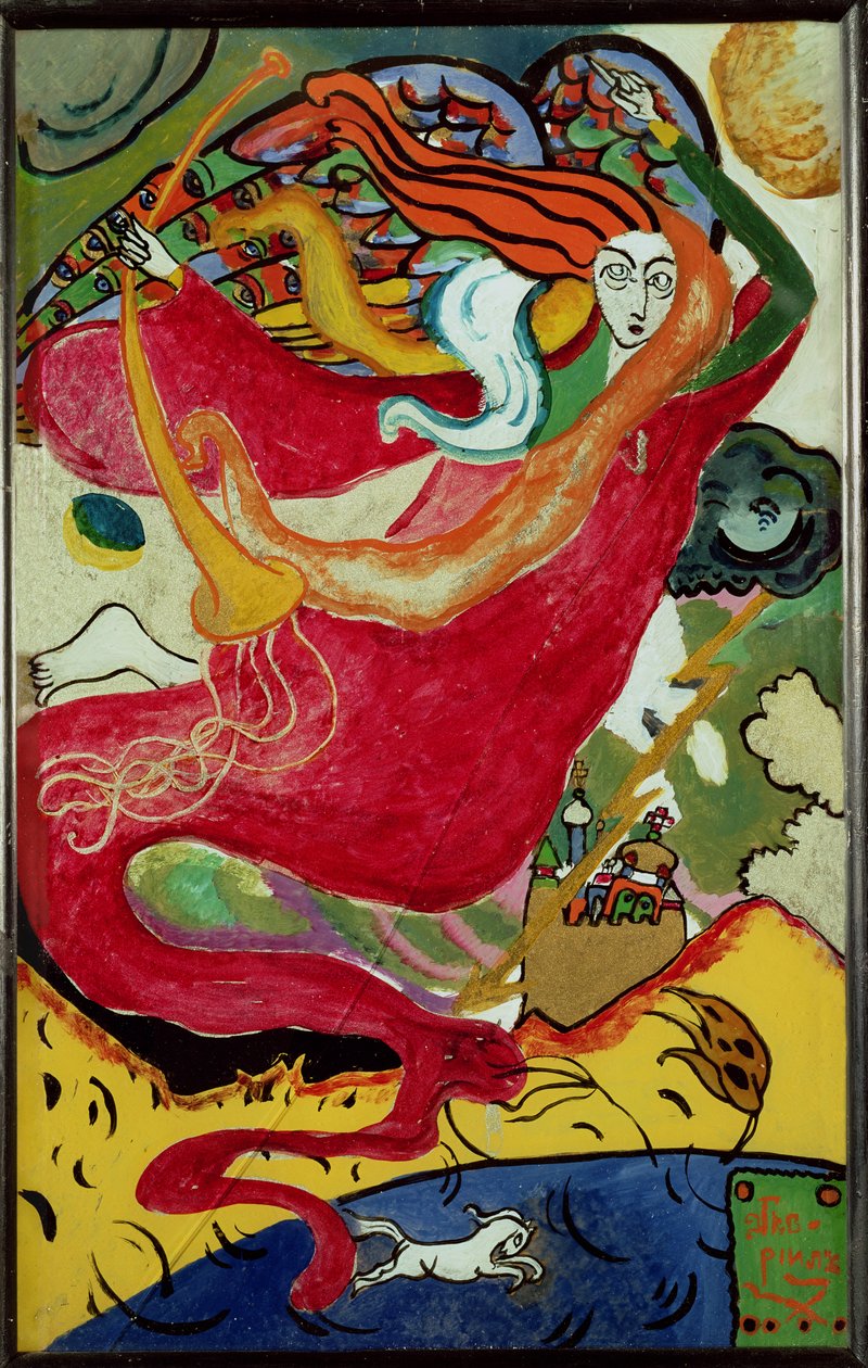 St. Gabriel, 1911 von Wassily Kandinsky
