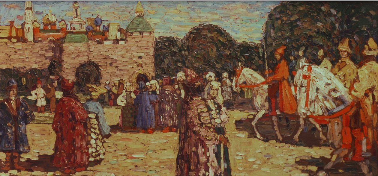 Sonntag, Altes Russland von Wassily Kandinsky