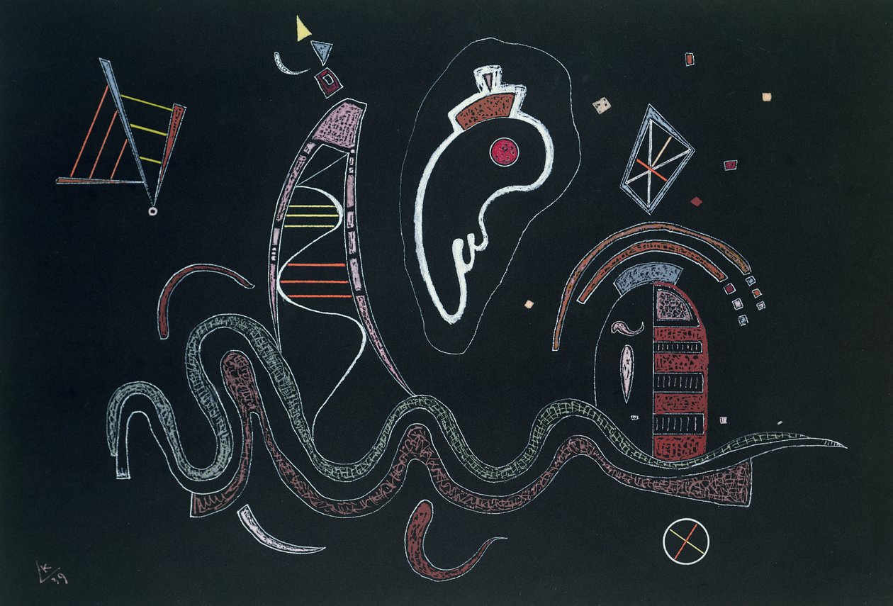 Das Gefolge, 1939 von Wassily Kandinsky