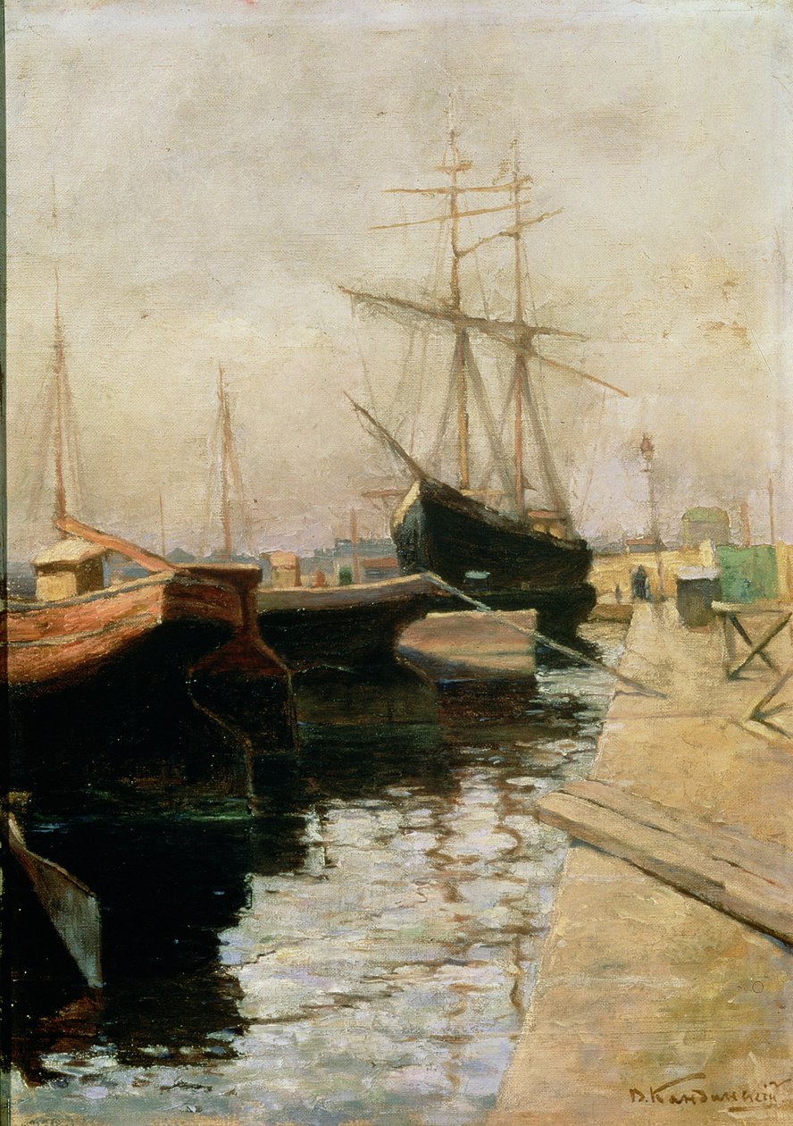 Der Hafen von Odessa, 1900 von Wassily Kandinsky