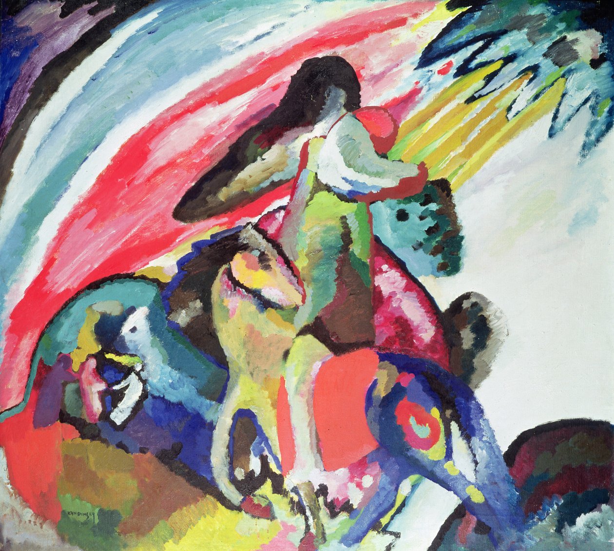 Der Reiter von Wassily Kandinsky