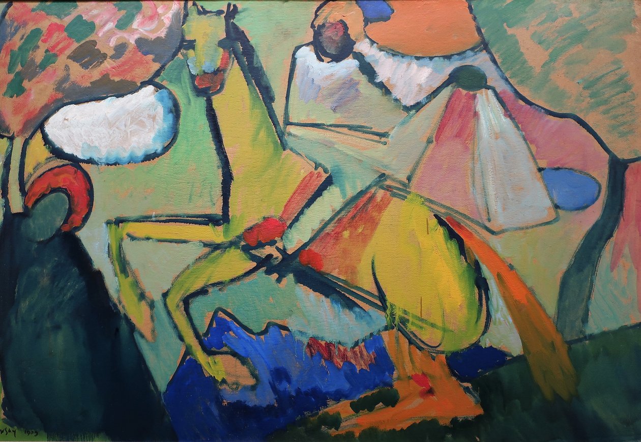 1909 Kandinsky Reiter von Wassily Kandinsky