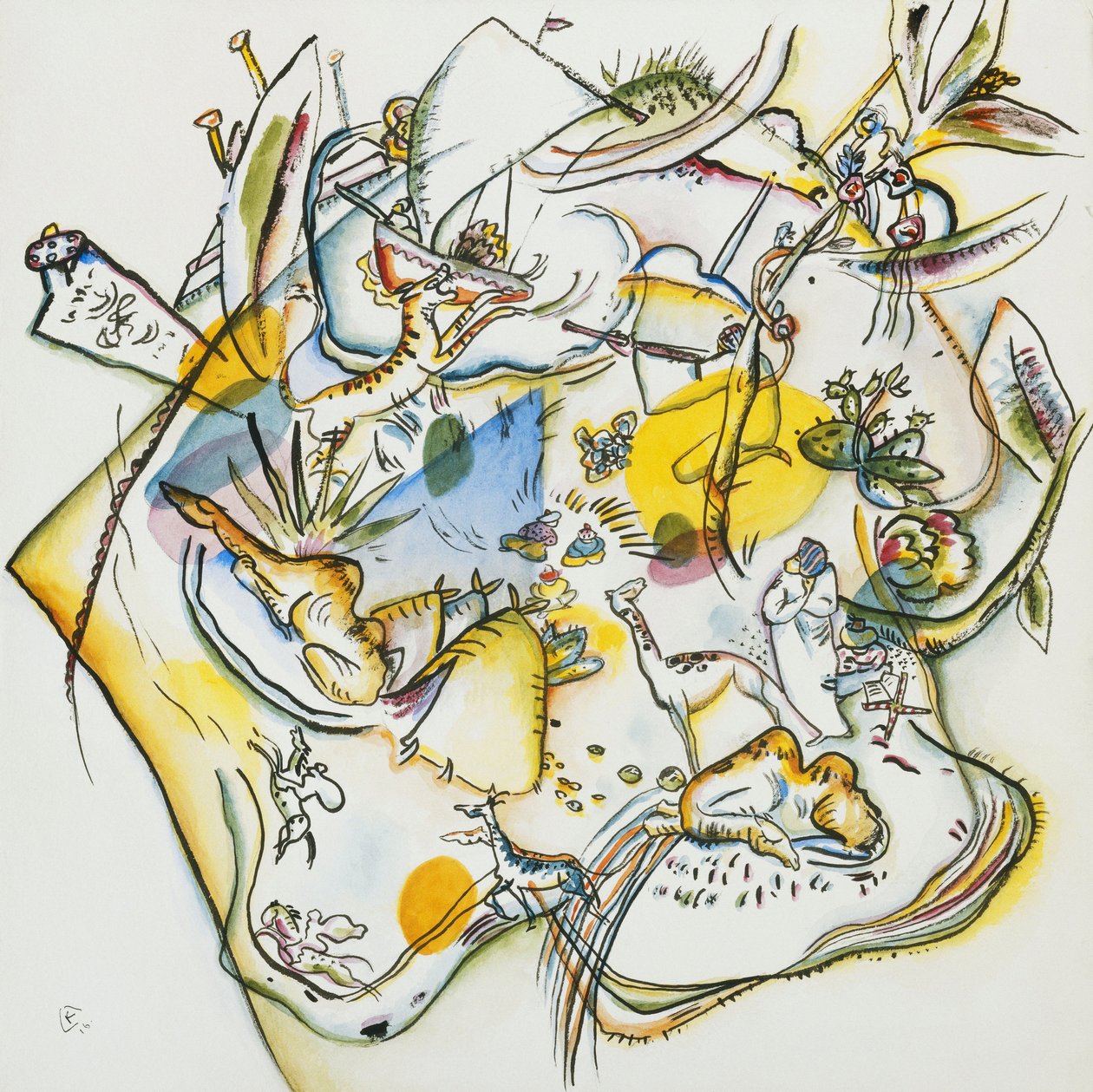Afrika von Wassily Kandinsky