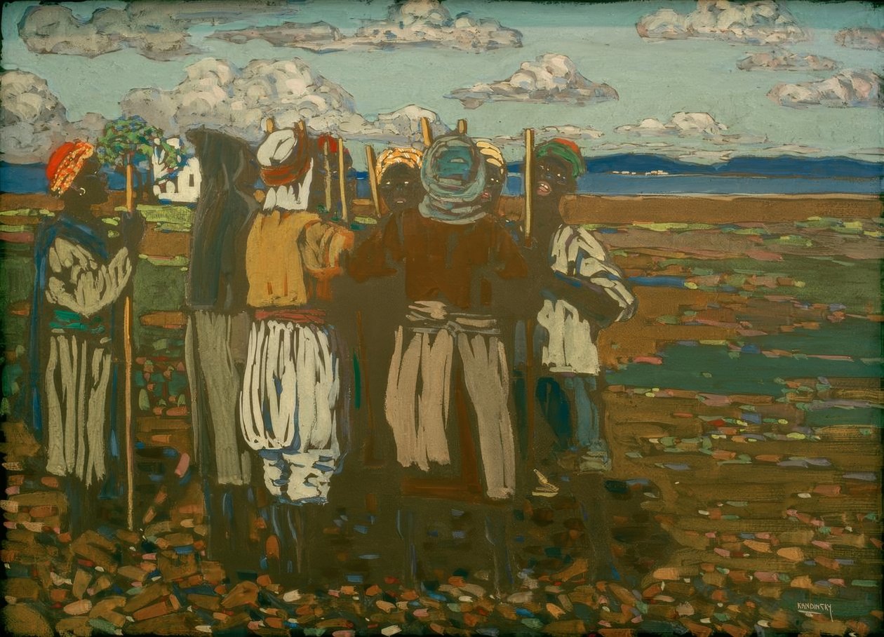 Arbeitende Sklaven von Wassily Kandinsky