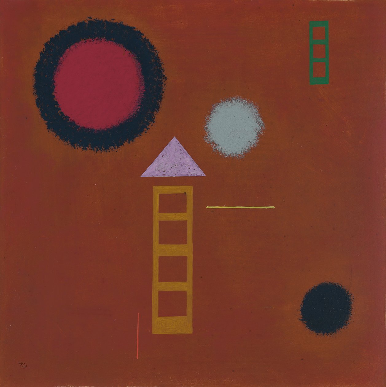 Beruhigt von Wassily Kandinsky
