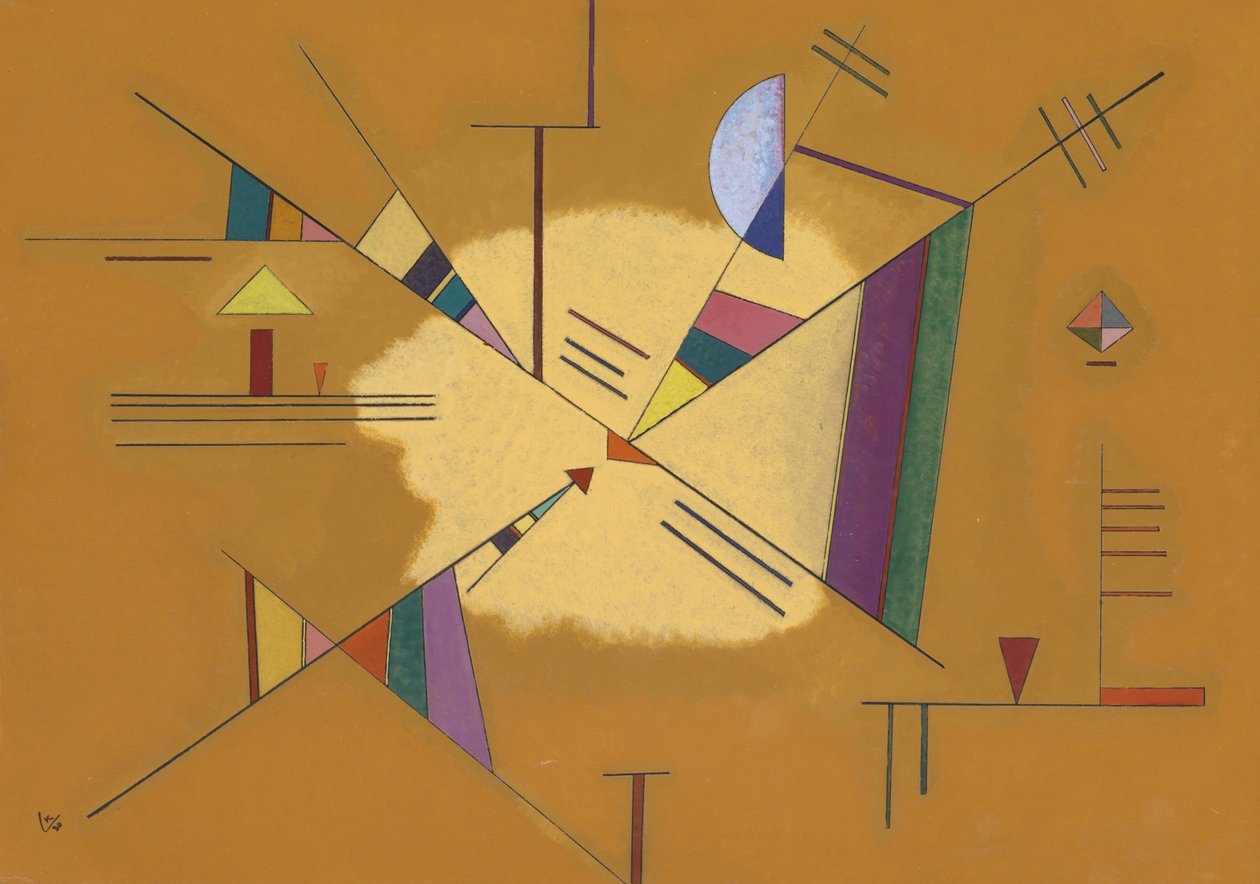 Diagonal, 1930 von Wassily Kandinsky