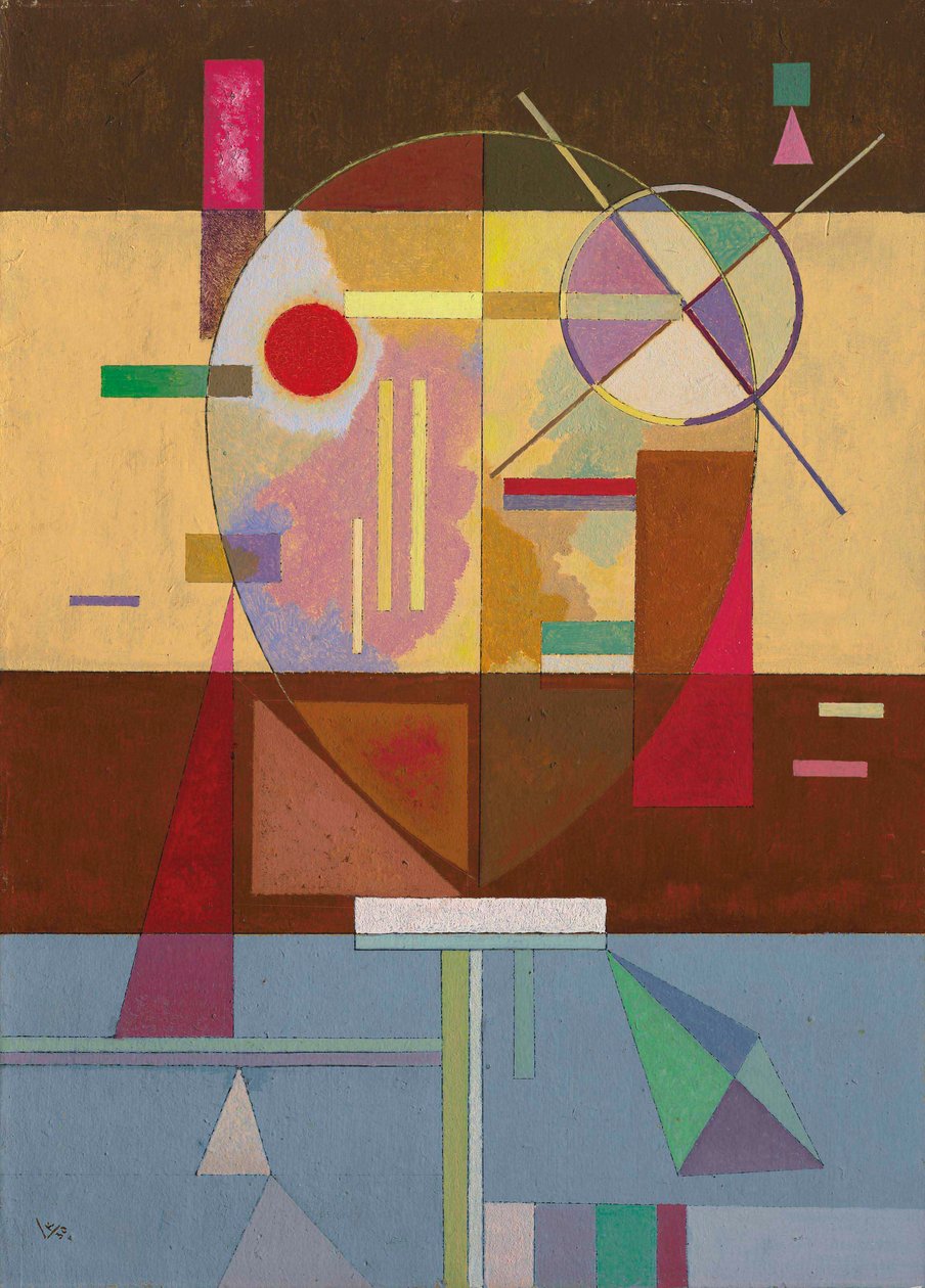 Zerfallene Spannung von Wassily Kandinsky