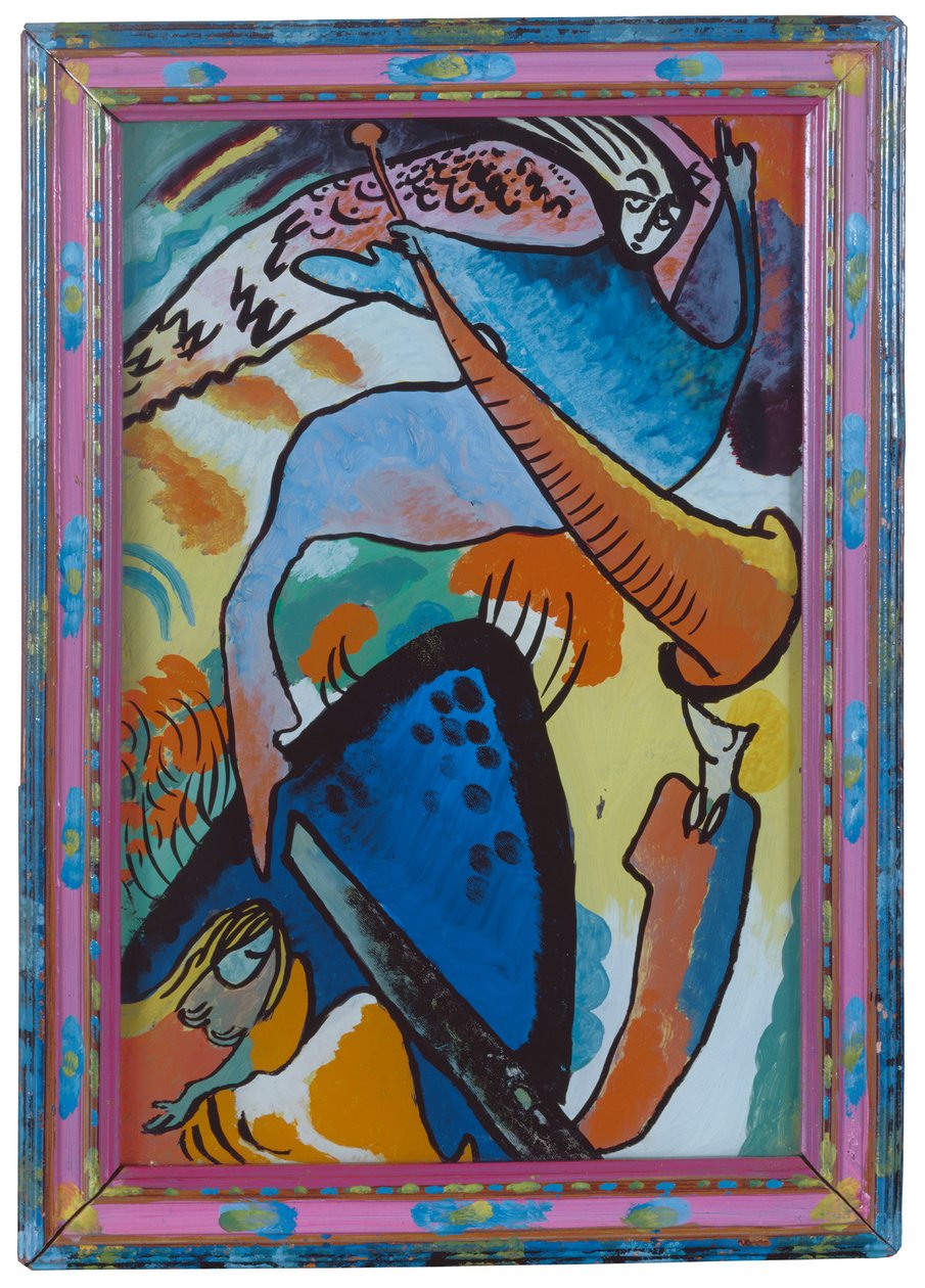 Engel des Jüngsten Gerichts (Fragment) von Wassily Kandinsky