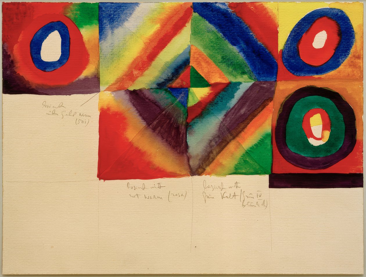 Farbstudien von Wassily Kandinsky