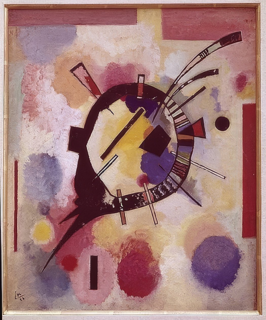Gelbe Mitte. 1926 von Wassily Kandinsky