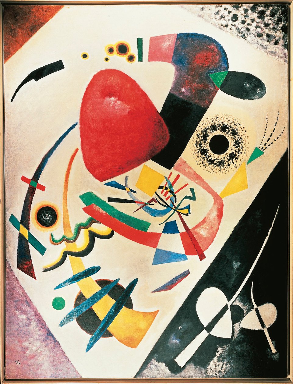 Deutschland, München, Roter Fleck von Wassily Kandinsky