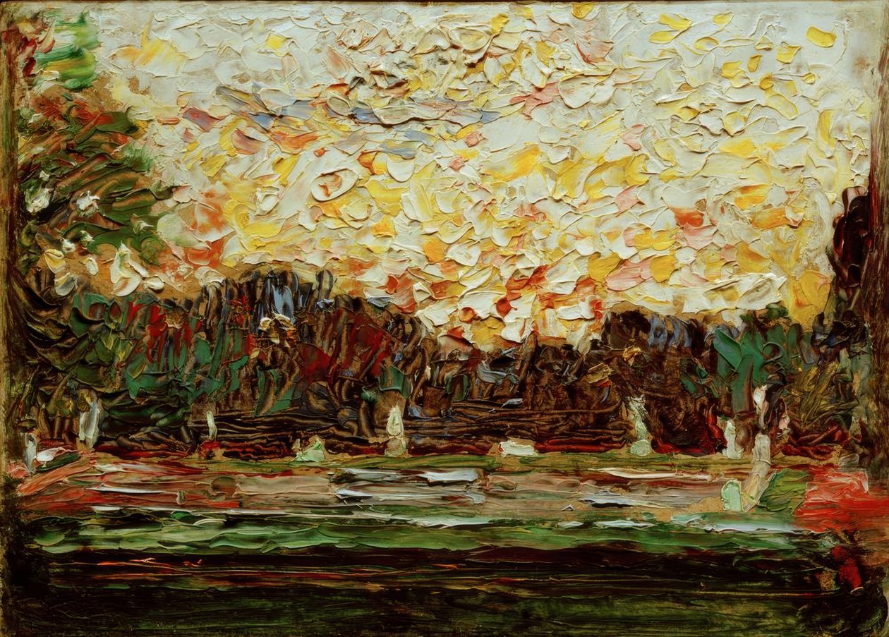 Große Fontäne im Nymphenburger Park von Wassily Kandinsky
