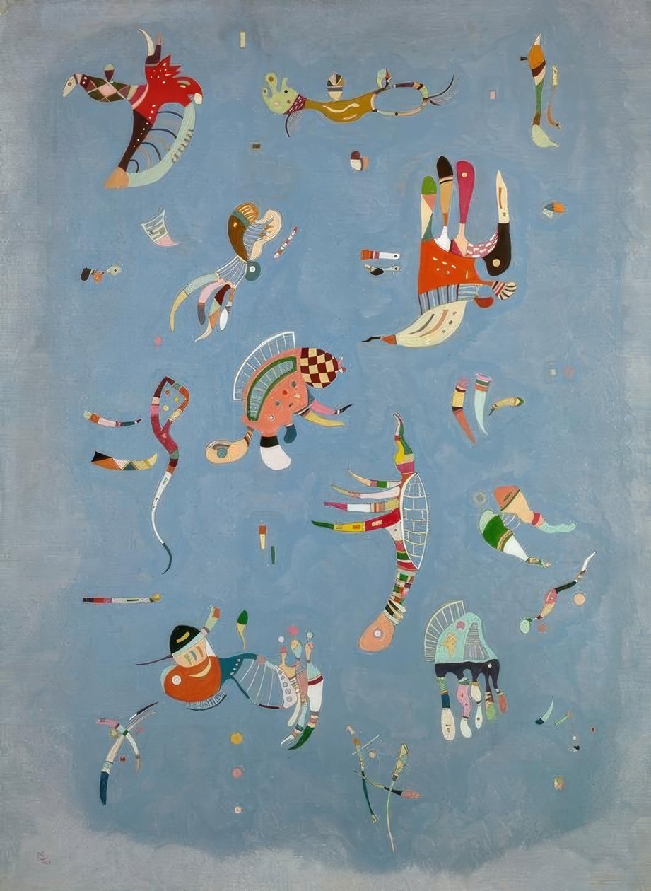 Himmelblau von Wassily Kandinsky