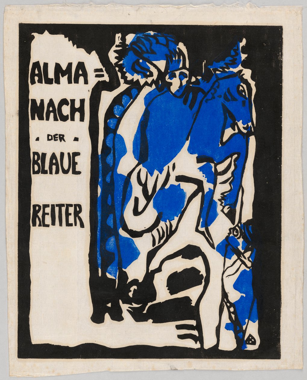 Holzschnitt für den Almanach "Der Blaue Reiter" von Wassily Kandinsky