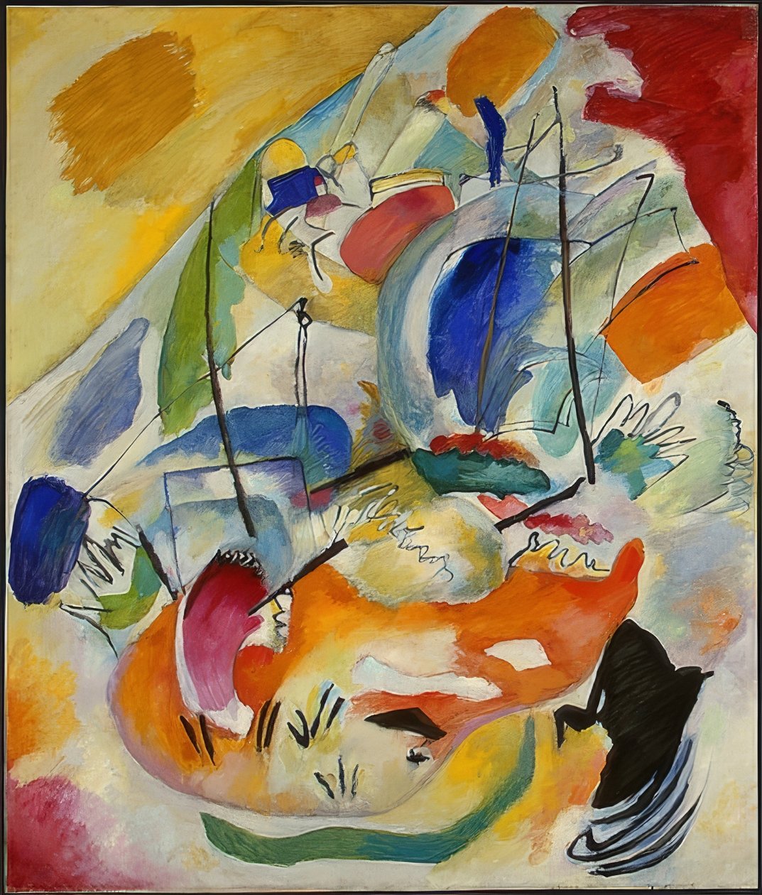 Improvisation 31 (Seeschlacht) von Wassily Kandinsky