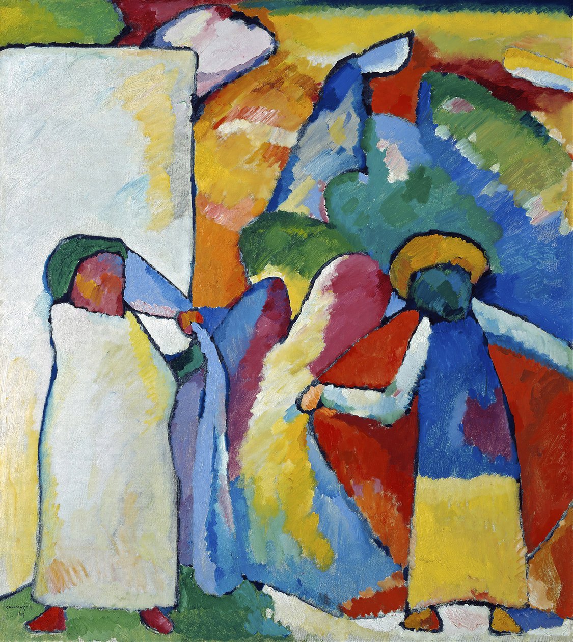 Improvisation 6 Afrikanisch, 1909 von Wassily Kandinsky