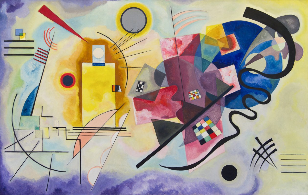 Gelb Rot Blau von Wassily Kandinsky