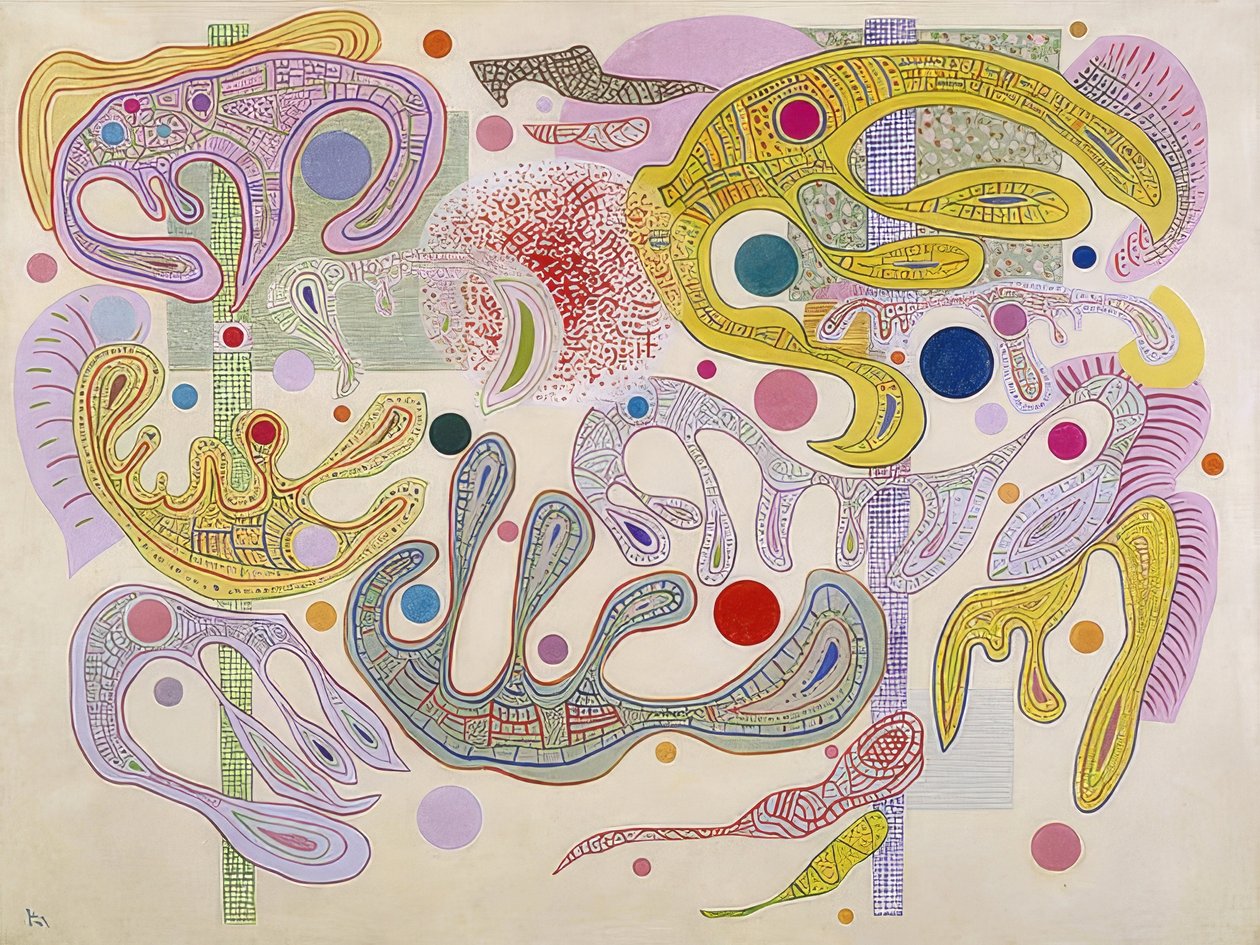 Launische Formen (Formes capricieuses), 1937 von Wassily Kandinsky